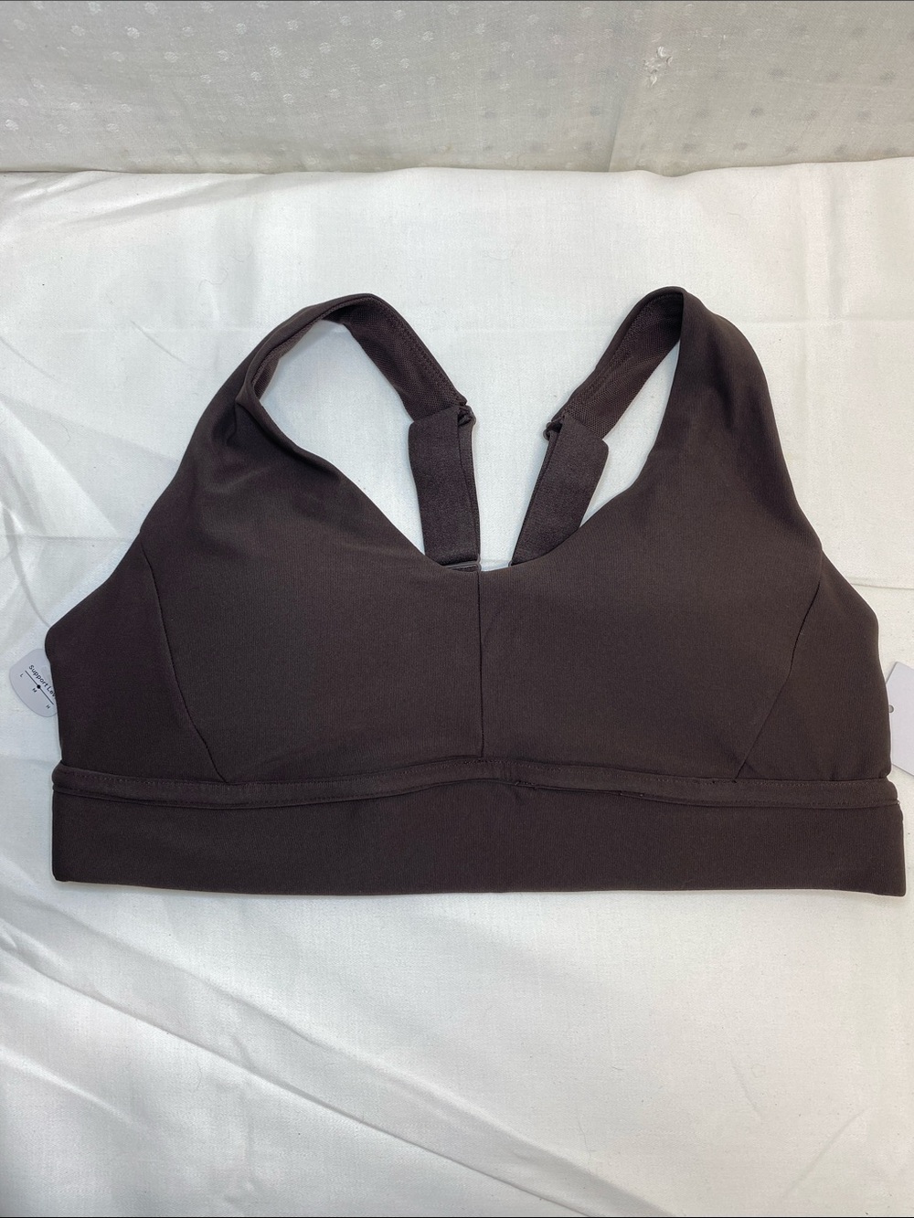 NEW Xersion Racerback Sports Bra Size L In Raisin